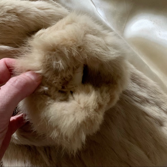 VTG Genuine Rabbit Fur Mademoiselle Jacket M - Picture 5 of 10